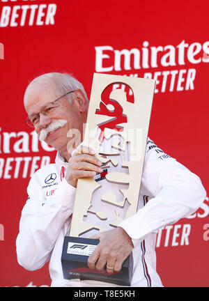 Motorsports: FIA Formula One World Championship 2019, Grand Prix of Spain,  Dr. Dieter Zetsche (GER, Chairman of the Board of Management of Daimler AG, Head of Mercedes-Benz Cars),  12.05.2019. | usage worldwide Stock Photo