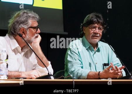 Turin, Italy. 11th May, 2019. Chilean writer Luis Sepulveda (Luis