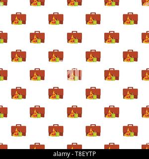 Lunch pattern seamless vector repeat for any web design Stock Vector