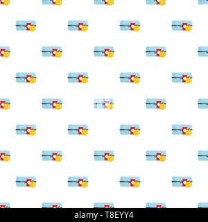 Plastic lunchbox pattern seamless vector repeat for any web design Stock Vector