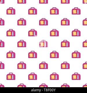 Office dinner pattern seamless vector repeat for any web design Stock Vector