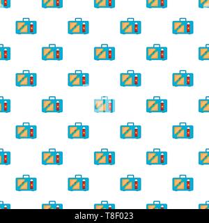 Office breakfast pattern seamless vector repeat for any web design Stock Vector