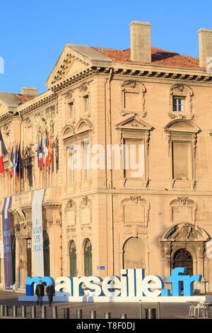 France, Bouches du Rhone, Marseille (2nd district), Town Hall (late 17th century) Stock Photo