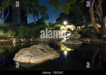 Throop Memorial Garden, Caltech Stock Photo