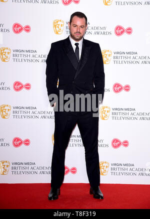 Danny Dyer in the press room at the Virgin Media BAFTA TV awards, held at the Royal Festival Hall in London. Stock Photo