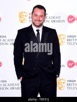 Danny Dyer in the press room at the Virgin Media BAFTA TV awards, held at the Royal Festival Hall in London. Stock Photo