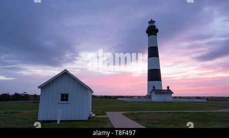 Maritime building on the Outer Banks of North Carolina Bodie Island Stock Photo