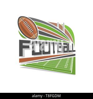 Vector logo for american football Stock Vector