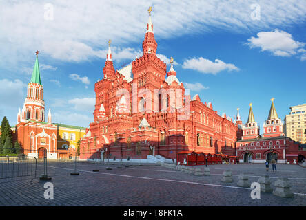 State Historical Museum at Red Square in Moscow, Russia Stock Photo