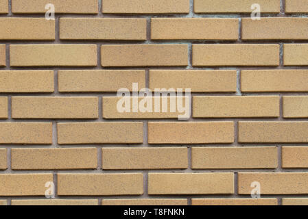 orange clinker brick wall background texture Stock Photo
