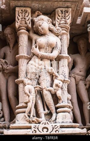 India, Rajasthan, Osiyan (or Osian), gateway to the Thar desert, Sachiya Mata hindu temple Stock Photo