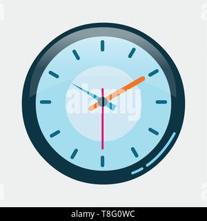 circle clock vector symbol illustration Stock Vector