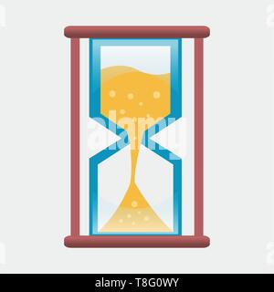 hourglass vector symbol illustration Stock Vector