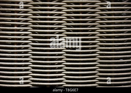 Background from wicker wooden rods Stock Photo