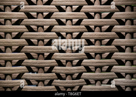 Background from wicker wooden rods Stock Photo