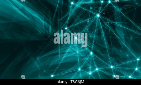 Chaotic polygonal graphic elements background Stock Photo