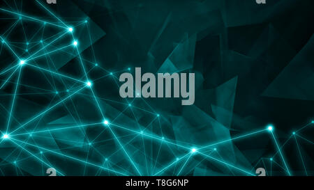 Triangles background conception, creative new tech concept Stock Photo