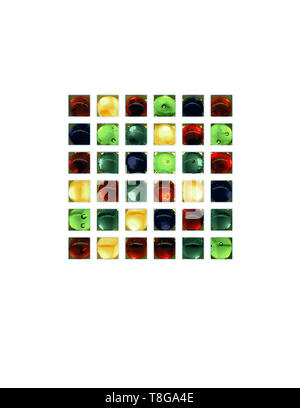 Abstract geometric colorful pattern of squares for background. Stock Photo