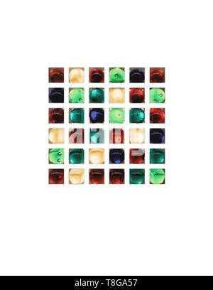 Abstract geometric colorful pattern of squares for background. Stock Photo