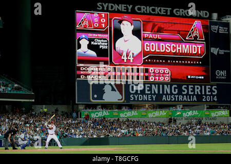 March 21, 2014: MLB returns to Australia's Sydney Cricket Ground