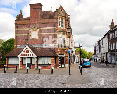 Building used as The Tambury Gazette in the hit-series After Life, starring Ricky Gervais. Old Hemel. Stock Photo
