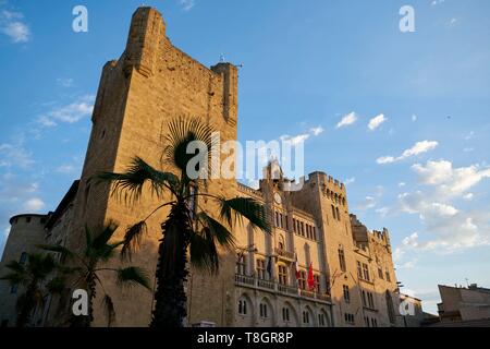 France, Aude, Narbonne, France, Aude (11), Narbonne, Palace of the Archbishops Stock Photo