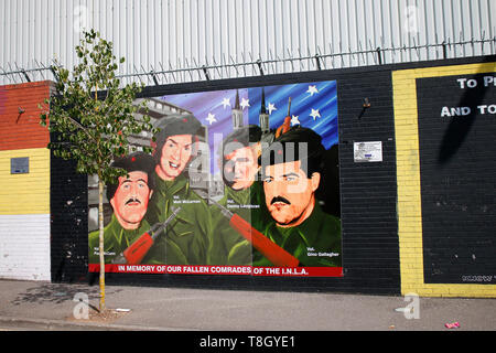 Impressionen: International Wall Belfast, Nordirland/ Northern Ireland  (nur fuer redaktionelle Verwendung. Keine Werbung. Referenzdatenbank: http://w Stock Photo