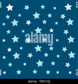 Stars pattern design , illustration, vector on white background. Stock Vector