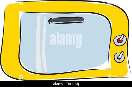 Television hand drawn design, illustration, vector on white background. Stock Vector