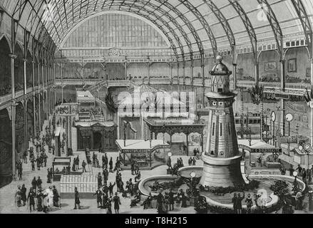 Paris Exposition: Palace of Electricity, Paris, France, 1900 Stock ...