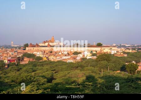 India, Rajasthan, Osiyan (or Osian), gateway to the Thar desert, Sachiya Mata hindu temple Stock Photo