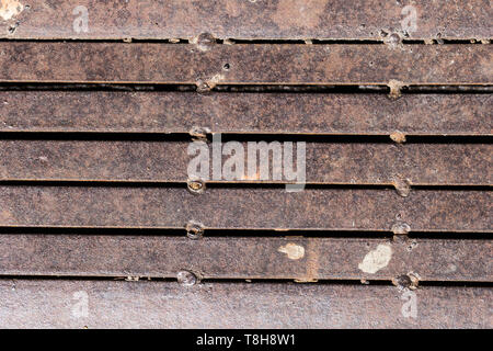 Metal rusty grunge texture background. Copy space Stock Photo