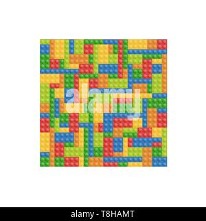 building blocks background Stock Vector
