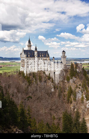 Neuschwanstein Castle in Bavaria Stock Photo