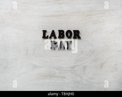 Beautiful card with congratulations on Labor Day Stock Photo