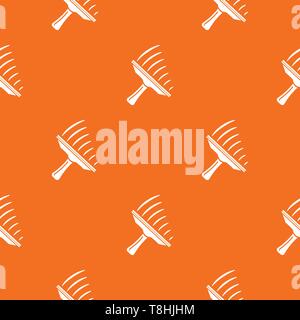 Window mop pattern vector orange Stock Vector