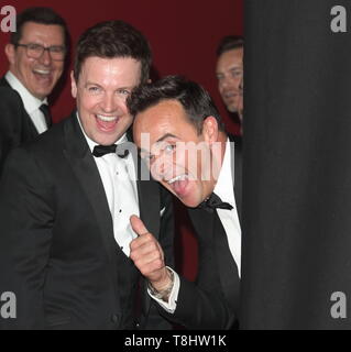 London, UK . Ant and Dec at Virgin Media BAFTA Television Awards 2019 - Press Room at The Royal Festival Hall, London on May 12th 2019 . Ref: LMK73 -J4881-130519 Keith Mayhew/Landmark Media.  . Credit: LMK MEDIA/Alamy Live News Stock Photo