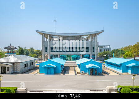 Panmunjeom, also known as the 38th Parallel, DMZ Stock Photo