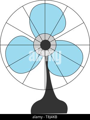 How to Draw Table Fan - YouTube