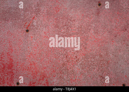 Old red painted wooden texture Stock Photo