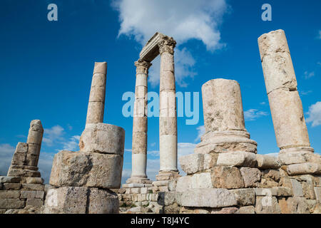 Temple ruins, Amman Citadel, Amman, Jordan