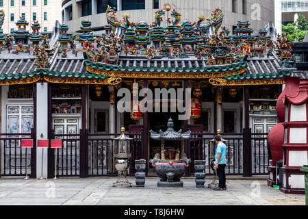 Yueh Hai Ching Temple (Wak hai Cheng Bio) Singapore, South East Asia Stock Photo