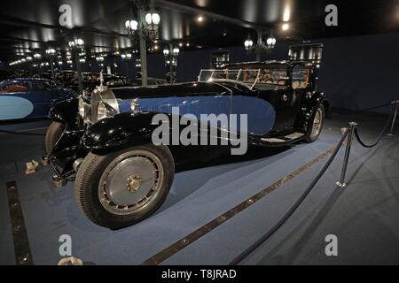 France, Haut Rhin, Mulhouse, Cite de l'Automobile, National Museum, Schlumpf Collection, Bugatti Type 41 Bugatti Royale is a car of the Bugatti brand, built from 1926 to six copies Stock Photo