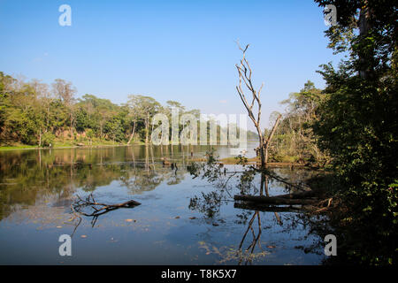 Impressions of the UNESCO World Heritage Site and the largest temple complex in the world Stock Photo