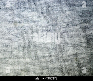 gray knitted fabric textile texture. background, close-up Stock Photo