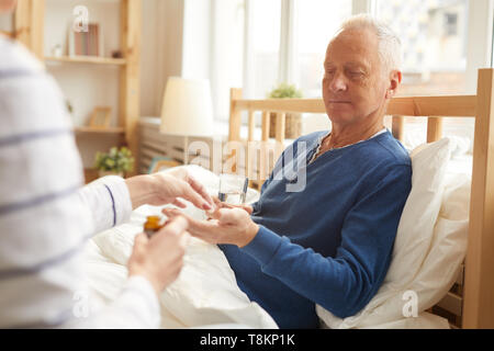 Senior Man in Treatment Stock Photo