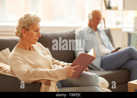 Senior Couple at Home Stock Photo