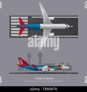 Set of Airplane Isolated Vector Illustration Stock Vector