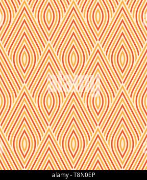 Seamless stripes grid texture with red geometric lines. Stock Vector