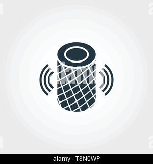 Digital Assistant icon. Monochrome creative design from smart devices icon collection. Premium digital assistant icon for web design, apps, software a Stock Vector
